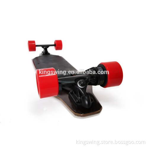 Canada maple Electric Longboard Skateboard PU tyre kick Scooter with Wireness Controller